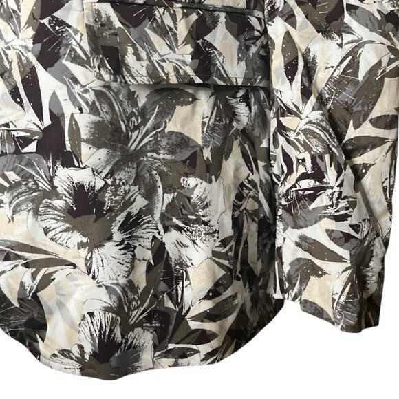 INC International Concepts Macy’s Taupe Tone Comb Floral Blazer NWT US XL - Picture 4 of 13